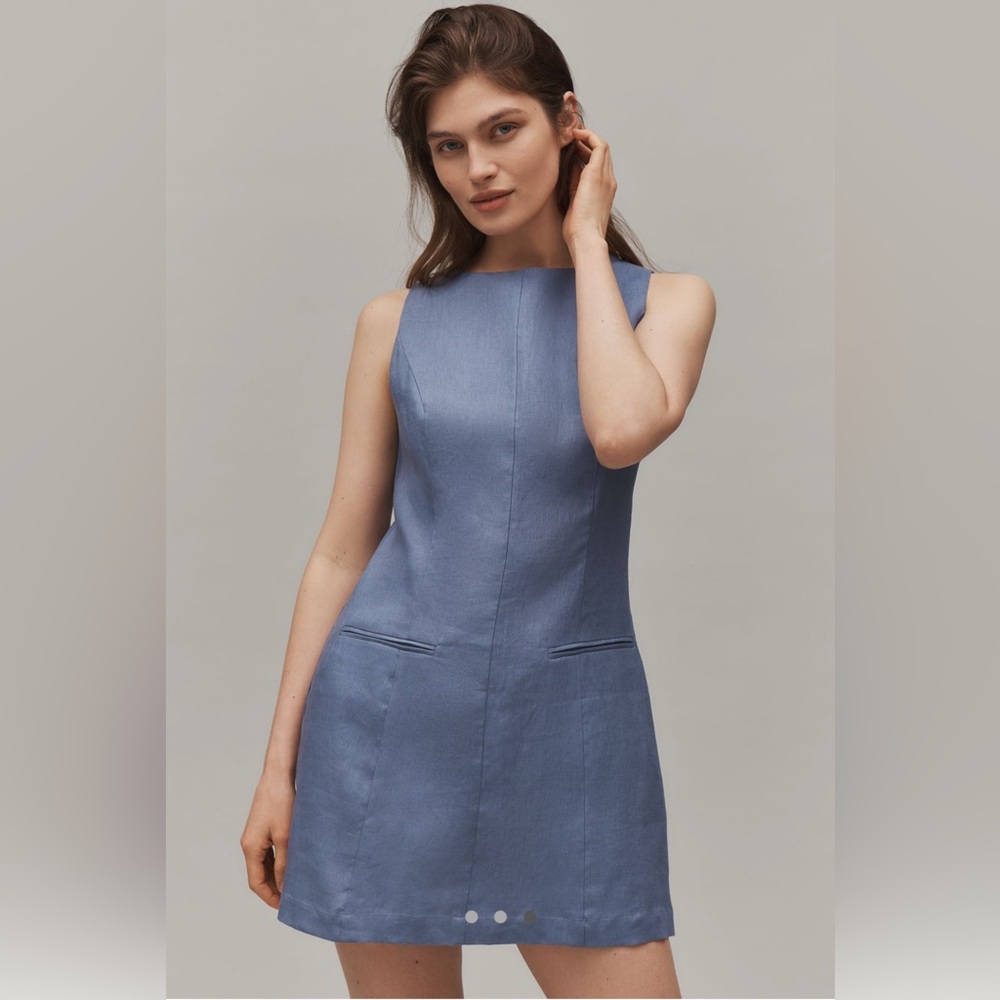 Reformation Citron linen dress NWT